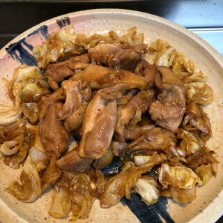 キャベツたっぷり♪鶏肉とキャベツの鶏ちゃん焼き風♪